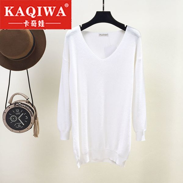 2018 red gray purple v neck drop shoulder sweaters for women autumn pullovers long sleeve oversized loose sweater dress, White;black
2018 red gray purple v neck drop shoulder sweaters for women autumn pullovers long sleeve oversized loose sweater dress, White;black
