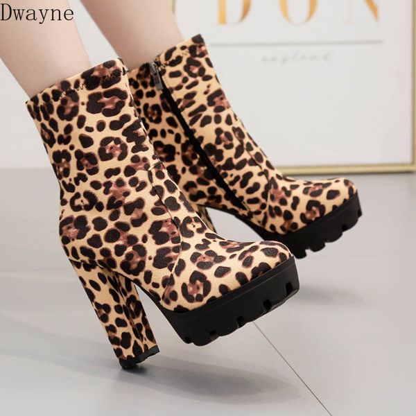 2020 autumn and winter new leopard waterproof platform thick high-heeled plus size short boots children, Black
2020 autumn and winter new leopard waterproof platform thick high-heeled plus size short boots children, Black