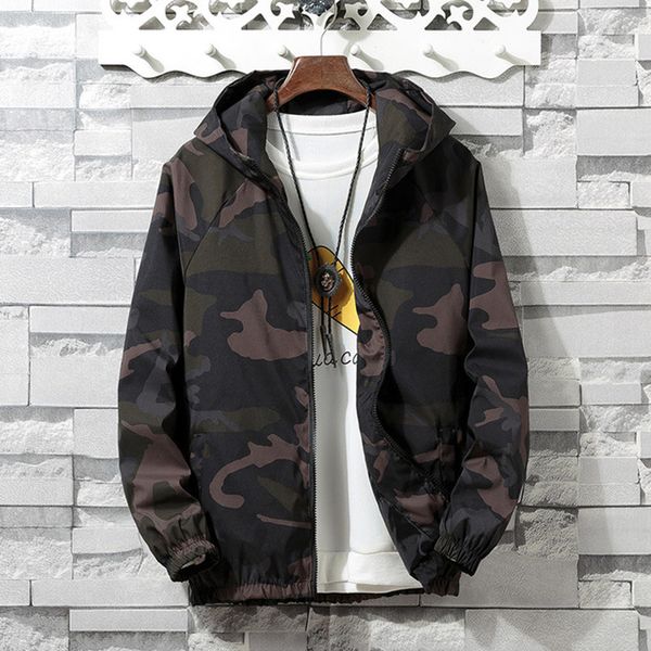 2020 spring summer men's hooded jackets fashion camouflage print waterproof windbreaker male bomber jacket zipper coat outwear, Black;brown
2020 spring summer men's hooded jackets fashion camouflage print waterproof windbreaker male bomber jacket zipper coat outwear, Black;brown