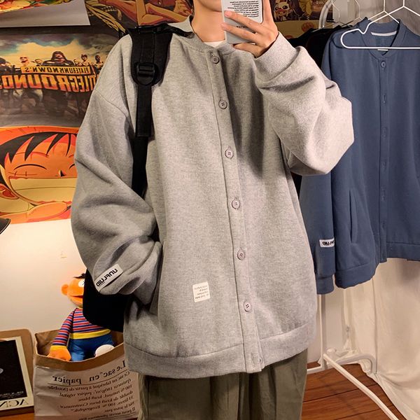 2019 autumn and winter korean version of the lazy loose european and american casual long-sleeved fleece jacket, Black;brown
2019 autumn and winter korean version of the lazy loose european and american casual long-sleeved fleece jacket, Black;brown