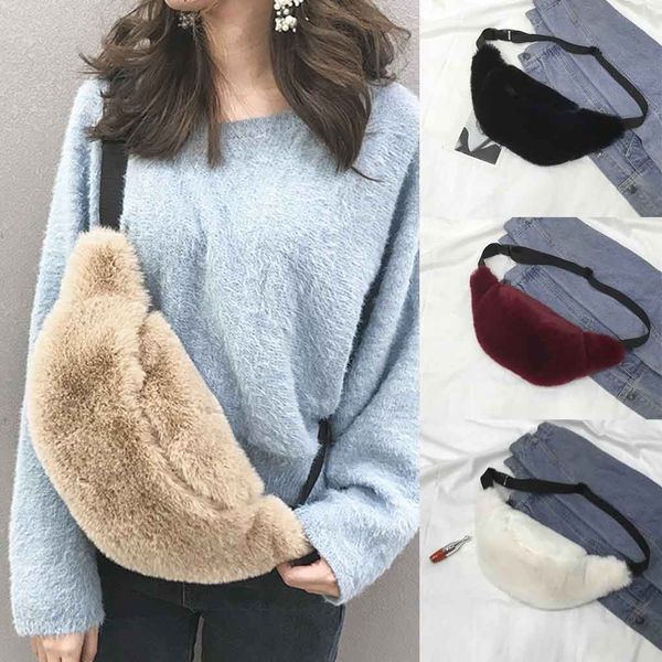 female belt new brand fashion waist bag women's plush shoulder messenger bag chest simple trend pockets fanny pack for women
female belt new brand fashion waist bag women's plush shoulder messenger bag chest simple trend pockets fanny pack for women