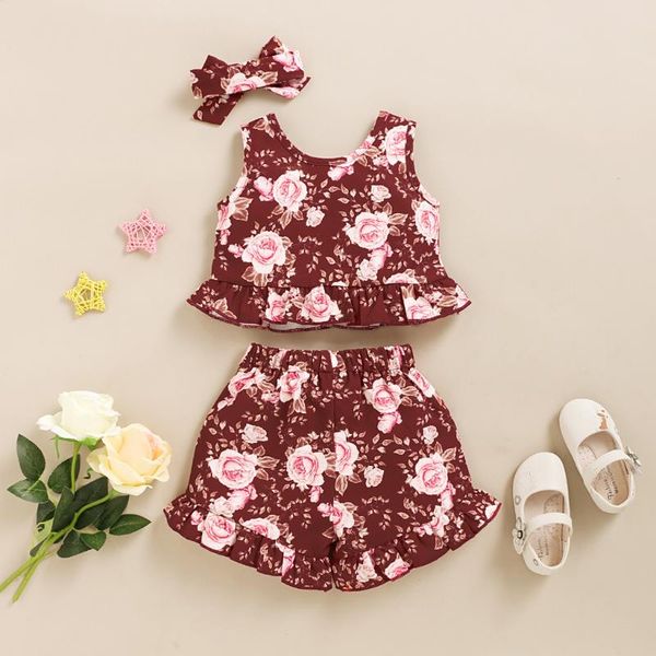 3pc 2020 baby girl clothes children clothing set floral vest shorts baby girl summer outfit 6m-3y suit ropa recien nacido, White
3pc 2020 baby girl clothes children clothing set floral vest shorts baby girl summer outfit 6m-3y suit ropa recien nacido, White