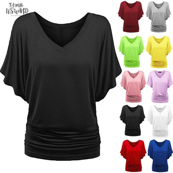 t shirt women harajuku plus size solid v neck batwing sleeve fold hem loose t shirt 5xl tees 5, White
t shirt women harajuku plus size solid v neck batwing sleeve fold hem loose t shirt 5xl tees 5, White