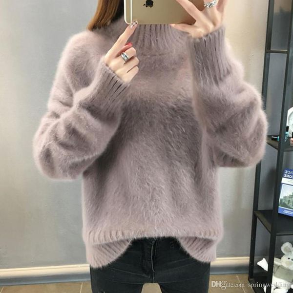 warm mink cashmere soft sweaters and pullovers women autumn winter sweater turtleneck sueter mujer pull femme pullover fs5703, White;black
warm mink cashmere soft sweaters and pullovers women autumn winter sweater turtleneck sueter mujer pull femme pullover fs5703, White;black