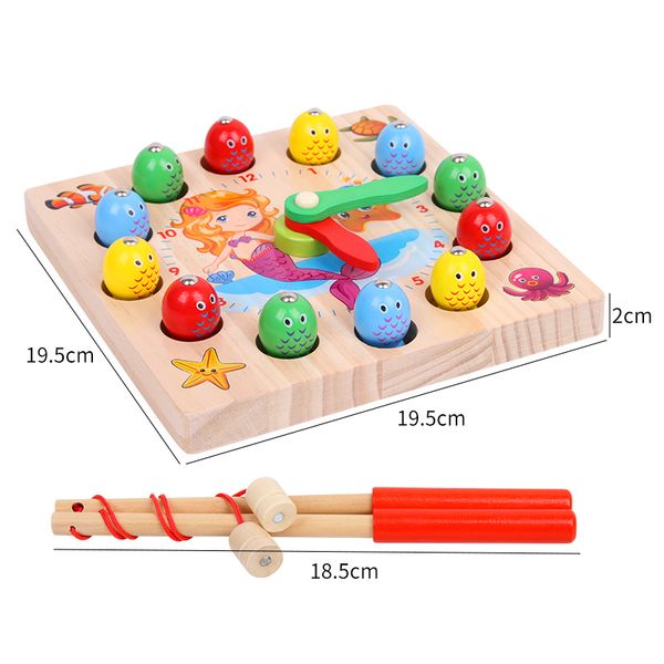 colorful baby toy learning education wooden clock toy cartoon penguin mermaid fishing game clock number time funny gadgets toys
colorful baby toy learning education wooden clock toy cartoon penguin mermaid fishing game clock number time funny gadgets toys