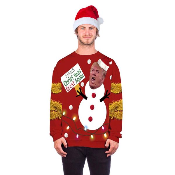 puimentiua 2019 christmas style trump print pullovers hoodies for women/men hoodie sweatshirts casual streetwear, Black
puimentiua 2019 christmas style trump print pullovers hoodies for women/men hoodie sweatshirts casual streetwear, Black