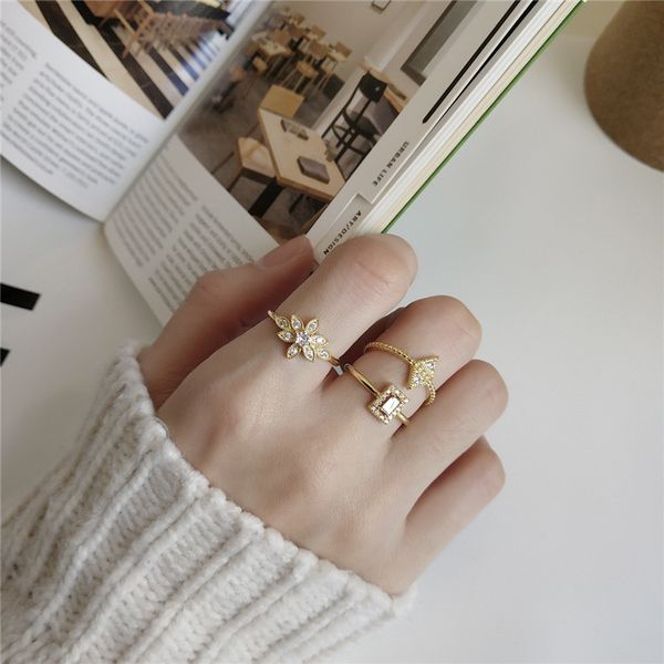 new simple geometric square triangle flower rings for women 925 sterling silver zircon wedding ring fine jewelry, Black
new simple geometric square triangle flower rings for women 925 sterling silver zircon wedding ring fine jewelry, Black