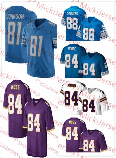 Mens White Royal NCAA #81 Calvin Johnson #88 Charlie Sanders #84 Herman Moor Vintage Football Jersey Stitched #84 Randy Moss Jersey S-3XL
Mens White Royal NCAA #81 Calvin Johnson #88 Charlie Sanders #84 Herman Moor Vintage Football Jersey Stitched #84 Randy Moss Jersey S-3XL