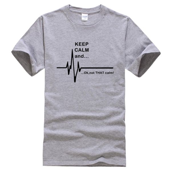 2019 summer t-shirts keep calm and...not that calm funny ekg heart rate brand clothing men's t-shirt harajuku quality t shirt, White;black
2019 summer t-shirts keep calm and...not that calm funny ekg heart rate brand clothing men's t-shirt harajuku quality t shirt, White;black