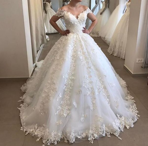2020 vintage off the shoulder пышное бальное платье свадебные платья аппликации тюль v образным вырезом кружева свадебное платье с открытой, White
2020 vintage off the shoulder пышное бальное платье свадебные платья аппликации тюль v образным вырезом кружева свадебное платье с открытой, White