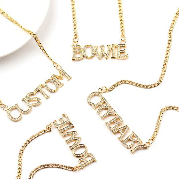 letter name custom crystal pendant necklace meaningful rhinestone couples necklace memorial day gifts for men women, Silver
letter name custom crystal pendant necklace meaningful rhinestone couples necklace memorial day gifts for men women, Silver