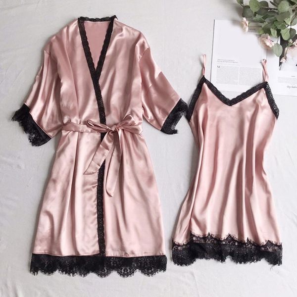 women lace bathrobe lingerie sleepwear satin kimono robe pajamas women nightwear female bathrobes plus size pijama b4, Black;red
women lace bathrobe lingerie sleepwear satin kimono robe pajamas women nightwear female bathrobes plus size pijama b4, Black;red