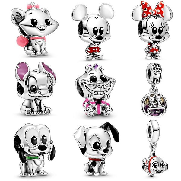 2020 spring new 925 sterling silver beads cute stitch pluto patch dog charms fit original bracelets women diy jewelry
2020 spring new 925 sterling silver beads cute stitch pluto patch dog charms fit original bracelets women diy jewelry