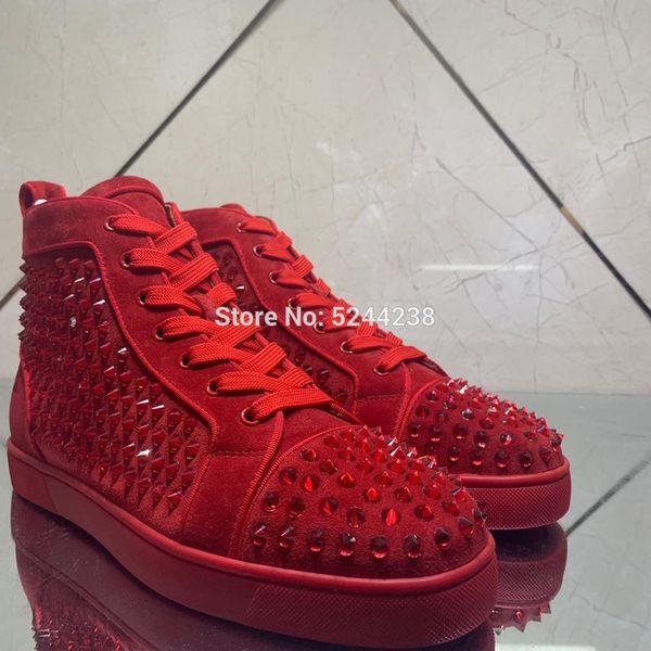 2019 high handmade red suede leather sharp caytal no rivets prom men loafers red bottom sports shoes leather casual loafers, Black
2019 high handmade red suede leather sharp caytal no rivets prom men loafers red bottom sports shoes leather casual loafers, Black