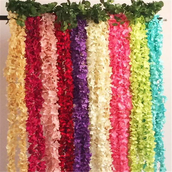 fashion beautiful fake artificial flower silk hanging garland plants vine wedding holiday party creative home decoration newly
fashion beautiful fake artificial flower silk hanging garland plants vine wedding holiday party creative home decoration newly