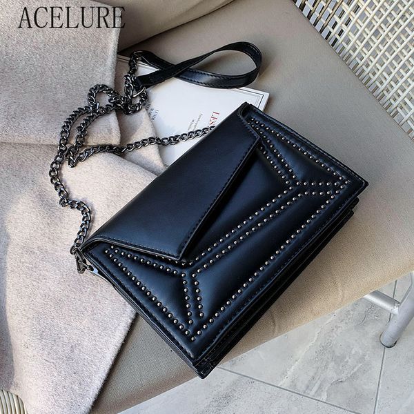 acelure rivets pu leather crossbody bags for women small metal chain shoulder messenger bag female travel handbags and purses
acelure rivets pu leather crossbody bags for women small metal chain shoulder messenger bag female travel handbags and purses