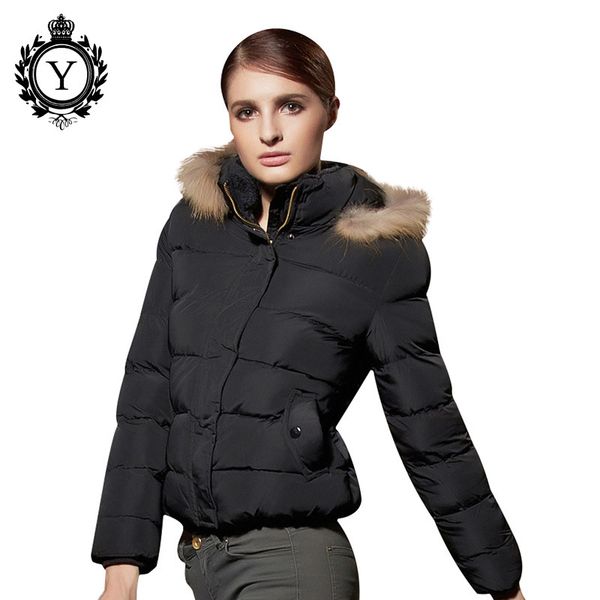 short fund even hair cap lead cotton self-cultivation joker temperament loose coat, Black
short fund even hair cap lead cotton self-cultivation joker temperament loose coat, Black