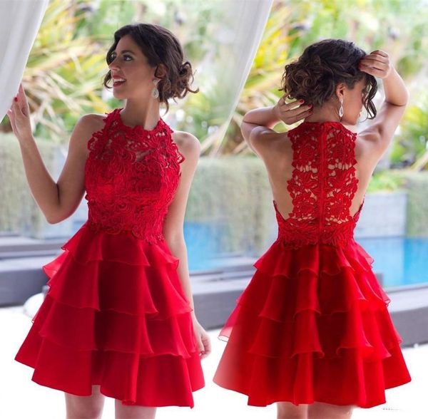 2019 red vintage lace arabic homecoming dresses tiers ruffles skits jewel neck zipper back short prom dresses lace bodice cocktail dresses, Blue;pink
2019 red vintage lace arabic homecoming dresses tiers ruffles skits jewel neck zipper back short prom dresses lace bodice cocktail dresses, Blue;pink