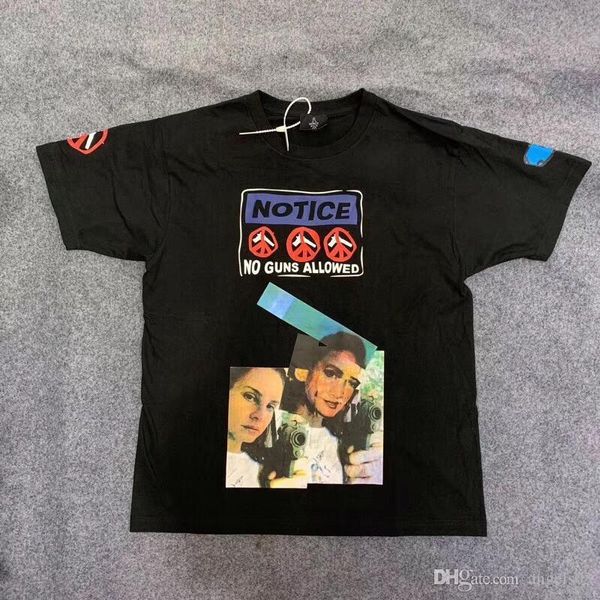 2019 asap rocky no guns in the wild hidji films tee t shirt men women travis scott astroworld t-shirt, White;black
2019 asap rocky no guns in the wild hidji films tee t shirt men women travis scott astroworld t-shirt, White;black
