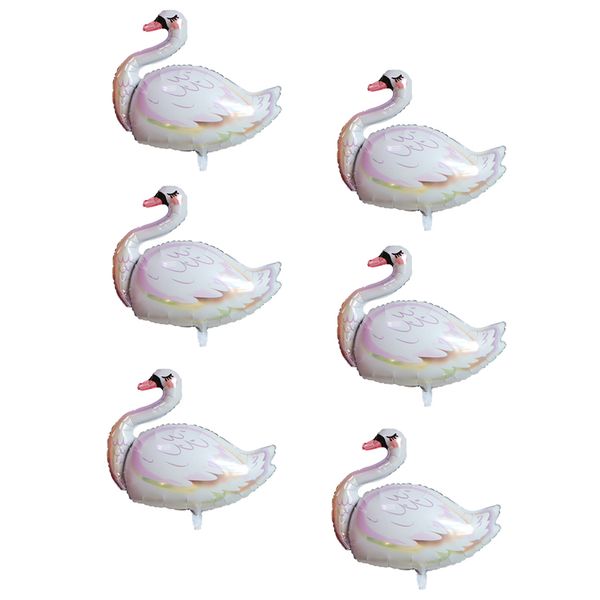 6pcs white swan shape aluminum foil party balloons for wedding party hanging decorations
6pcs white swan shape aluminum foil party balloons for wedding party hanging decorations