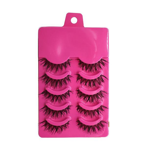 5 pairs handmade 3d mink lashes short false eyelashes makeup false lashes eye natural eyelashes stage dense cross messy p3a4
5 pairs handmade 3d mink lashes short false eyelashes makeup false lashes eye natural eyelashes stage dense cross messy p3a4