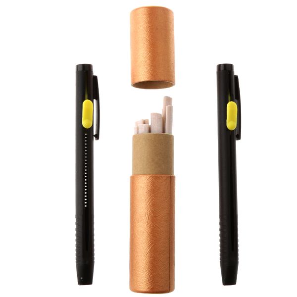 1 set tailor chalk pen sewing pencil chalk replaced refill diy invisible dressmakers marking fabric cloth dressmaking tool, Black
1 set tailor chalk pen sewing pencil chalk replaced refill diy invisible dressmakers marking fabric cloth dressmaking tool, Black