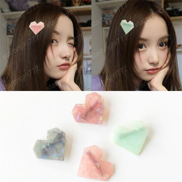 new korean style sweet chic heart acrylic bb hair clips hair accessories women girls lovely hairpins barrettes headwear, Slivery;white
new korean style sweet chic heart acrylic bb hair clips hair accessories women girls lovely hairpins barrettes headwear, Slivery;white