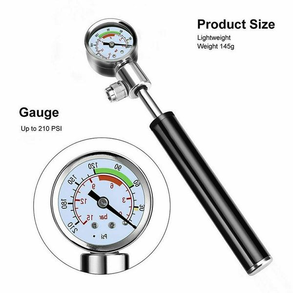 portable bicycle pump with pressure gauge 210 psi hand cycling pump presta and schrader ball road tire bike pump bike pumps
portable bicycle pump with pressure gauge 210 psi hand cycling pump presta and schrader ball road tire bike pump bike pumps