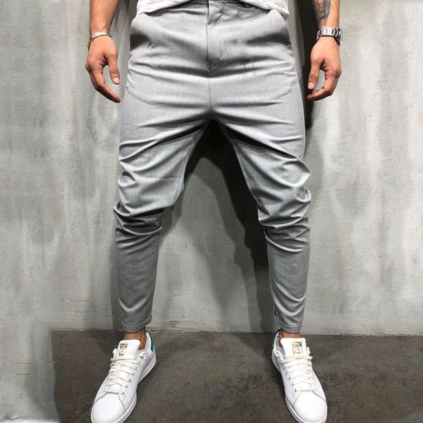 men joggers pants solid penicl pant slim fit trousers male clothing casual harem pants streetwear new arriveal, Black
men joggers pants solid penicl pant slim fit trousers male clothing casual harem pants streetwear new arriveal, Black