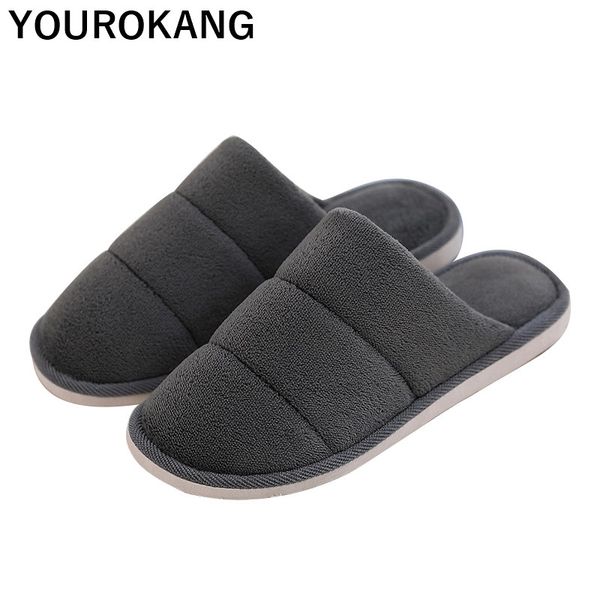 men slippers winter warm indoor home slippers soft couple shoes bedroom floor male flip flops cotton footwear, Black
men slippers winter warm indoor home slippers soft couple shoes bedroom floor male flip flops cotton footwear, Black