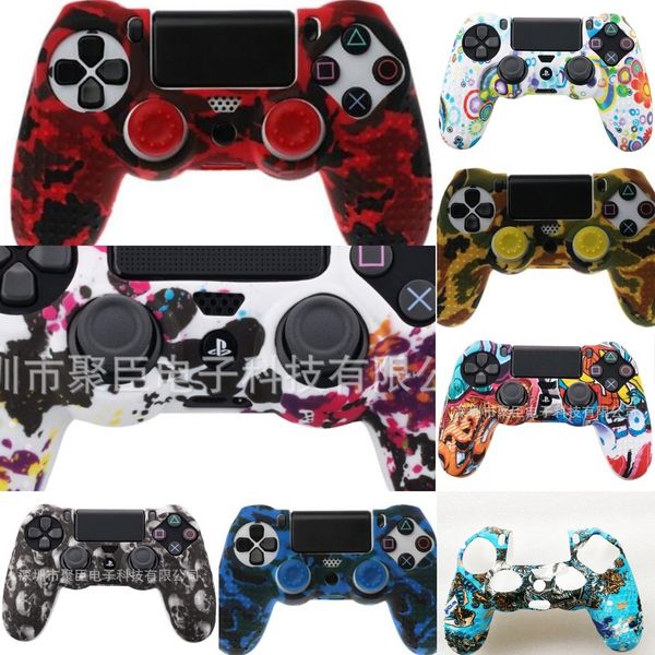 k046c ivyueen soft silicone thicker half x case cover + 2 skin thumb stick grips for playstation dualshock 4 ps4 pro slim controller
k046c ivyueen soft silicone thicker half x case cover + 2 skin thumb stick grips for playstation dualshock 4 ps4 pro slim controller