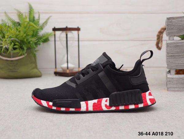 

2019 new nmd runner r1 primeknit triple black white bee nmds designer running shoes for men women oreo nmds runner sports sneakers 36-44