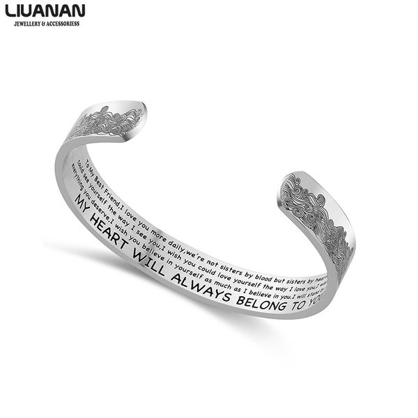 10mm friend wide bracelet engraved cuff bracelets for women men friends bangles jewelry female male bracelet graduation, Black
10mm friend wide bracelet engraved cuff bracelets for women men friends bangles jewelry female male bracelet graduation, Black
