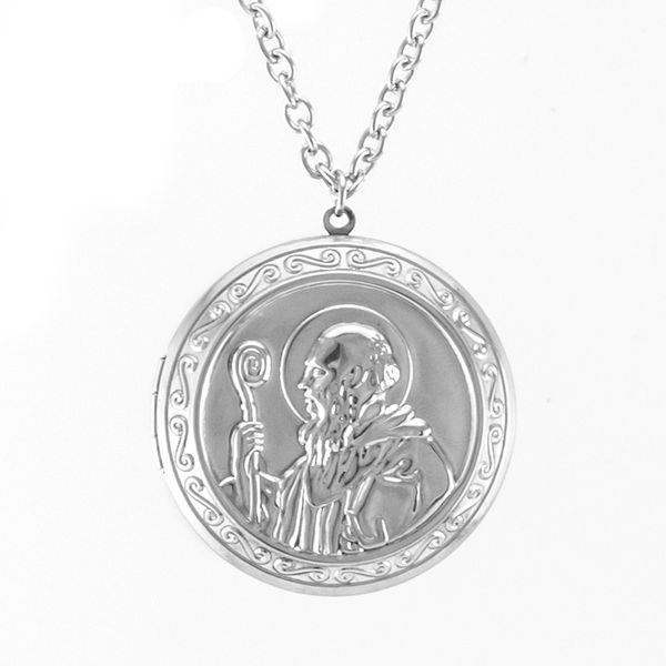 100% stainless steel saint benedict of nursia evil protection medal crucifix pendants & necklaces catholicism religious cross, Silver
100% stainless steel saint benedict of nursia evil protection medal crucifix pendants & necklaces catholicism religious cross, Silver