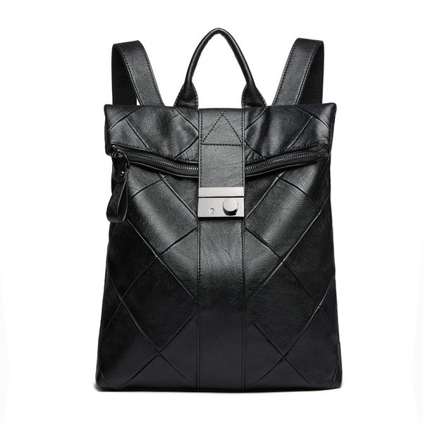 wholesale bag female 2019 new fashion sheepskin stitching backpack female wild lock backpack travel bag
wholesale bag female 2019 new fashion sheepskin stitching backpack female wild lock backpack travel bag