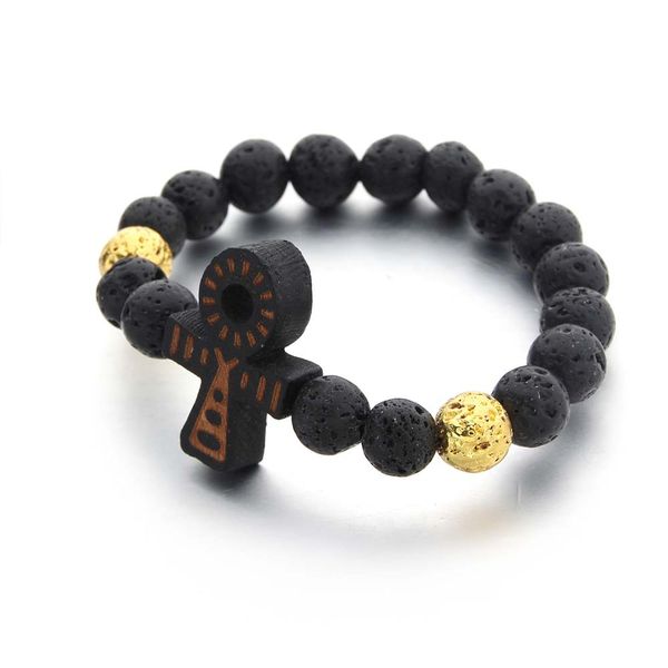 trendy jesus cross charm turquoises men bracelet black lava stone 8mm white beads bracelets bangles for women yoga jewelry
trendy jesus cross charm turquoises men bracelet black lava stone 8mm white beads bracelets bangles for women yoga jewelry