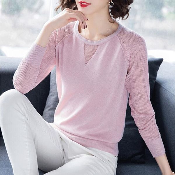 womens blouse shirts spring autumn elastic casual long sleeve blusas pullovers new, White 
womens blouse shirts spring autumn elastic casual long sleeve blusas pullovers new, White