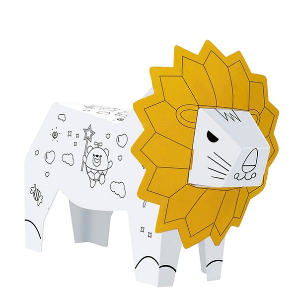 creative diy crafts early education art, graffiti 3d animals children hand-painted toys
creative diy crafts early education art, graffiti 3d animals children hand-painted toys