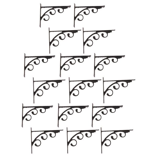 16pcs wall mounted l bracket multifuntional shelf brackets home storage holders
16pcs wall mounted l bracket multifuntional shelf brackets home storage holders