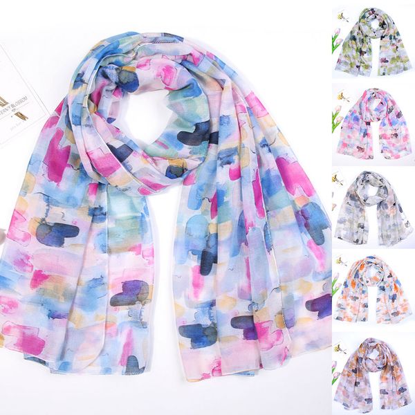 retro head neck silk satin scarf large shawls women ladies ink block print chiffon scarf wrap shawls headband soft long, Blue;gray
retro head neck silk satin scarf large shawls women ladies ink block print chiffon scarf wrap shawls headband soft long, Blue;gray