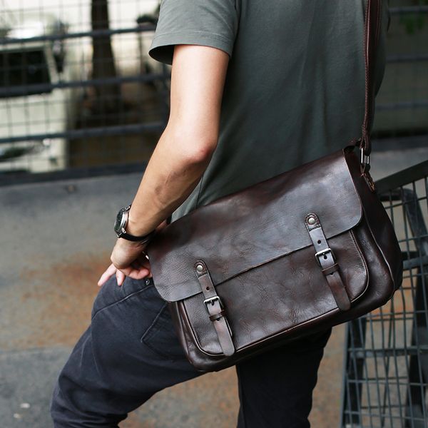 new genuine leather shoulder bag casual crossbody bag men vegetable tanned leather messenger satchel
new genuine leather shoulder bag casual crossbody bag men vegetable tanned leather messenger satchel