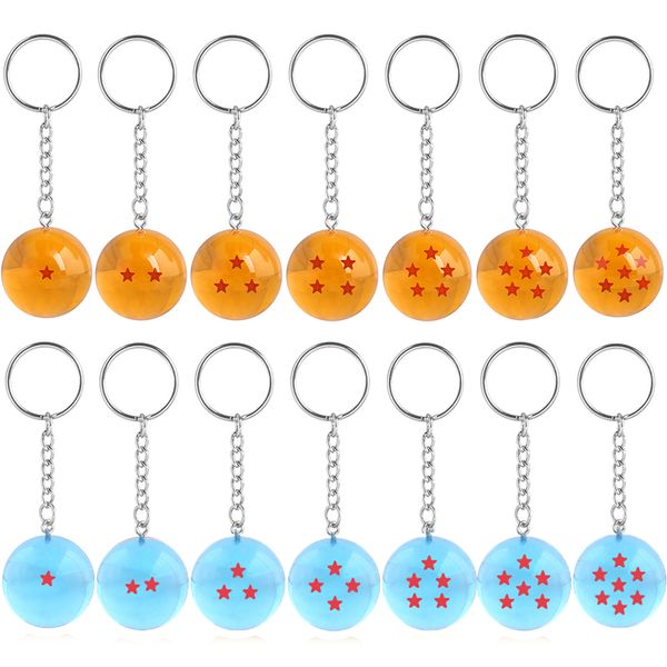 14pcs wholesale anime ball keychain seven star ball metal pendant keying men car women bag accessories, Silver
14pcs wholesale anime ball keychain seven star ball metal pendant keying men car women bag accessories, Silver