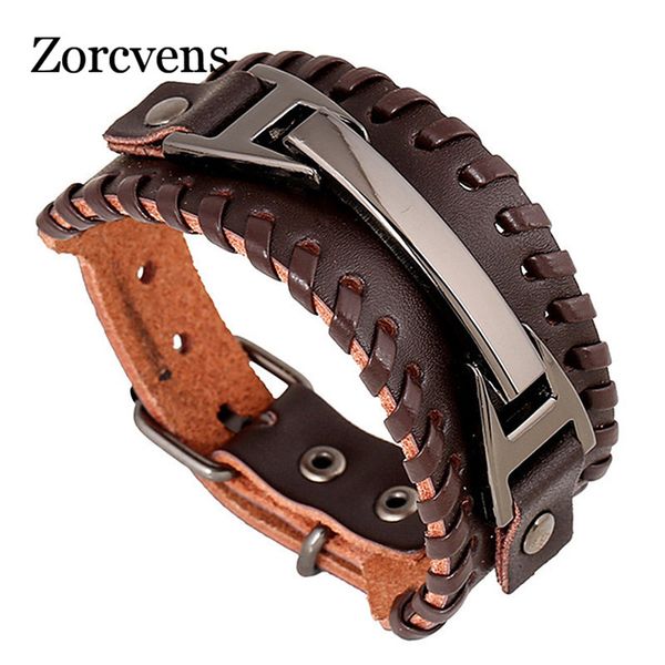 zorcvens 2020 vintage punk leather bracelet 2 color black & brown fashion clasp multilayer braid rope bracelet for men jewelry, White
zorcvens 2020 vintage punk leather bracelet 2 color black & brown fashion clasp multilayer braid rope bracelet for men jewelry, White