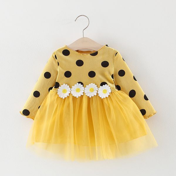 autumn infant girls long sleeve o neck patchwork mesh polka dot flower princess party tutu baby dress kids cute dresses vestidos, Red;yellow
autumn infant girls long sleeve o neck patchwork mesh polka dot flower princess party tutu baby dress kids cute dresses vestidos, Red;yellow