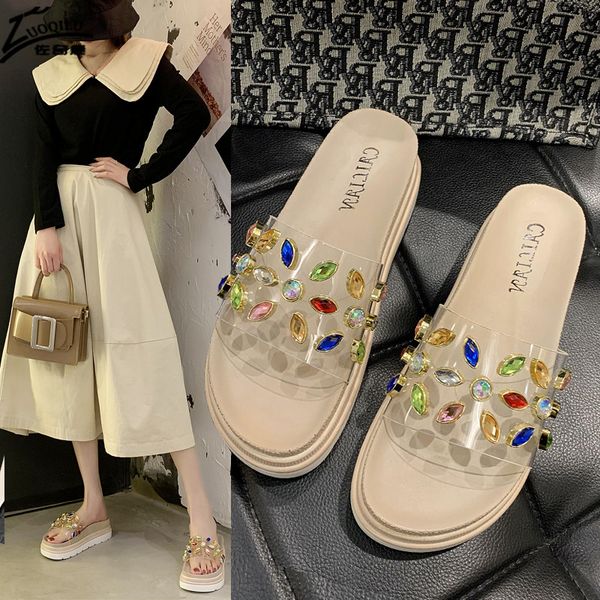 slippers rhinestone ladies 2021 summer shoes crystal diamond thick bottom beach sandals casual, Black
slippers rhinestone ladies 2021 summer shoes crystal diamond thick bottom beach sandals casual, Black