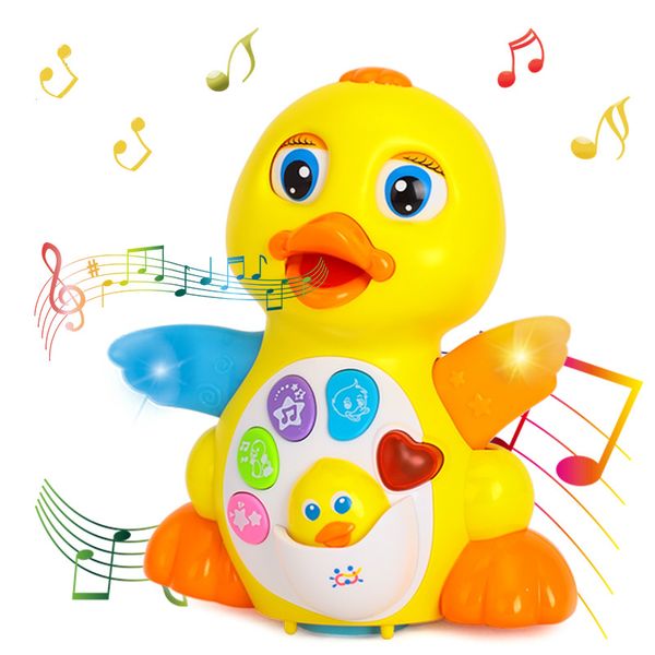 dancing & singing duck toy, intellectual musical and learning educational toy gift for 1 2 3 year old boys and girls infant
dancing & singing duck toy, intellectual musical and learning educational toy gift for 1 2 3 year old boys and girls infant