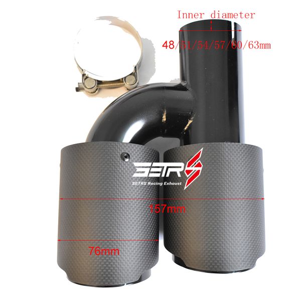 right side 3.0 inch outlet straight glossy black stainless steel plain weave macarbon car exhaust muffler tip tail end pipe
right side 3.0 inch outlet straight glossy black stainless steel plain weave macarbon car exhaust muffler tip tail end pipe
