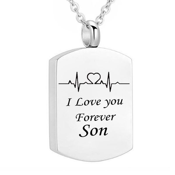charm cremation square pendant electrocardiogram engraved custom family name i love you forever memorial urn necklace ashes, Silver
charm cremation square pendant electrocardiogram engraved custom family name i love you forever memorial urn necklace ashes, Silver