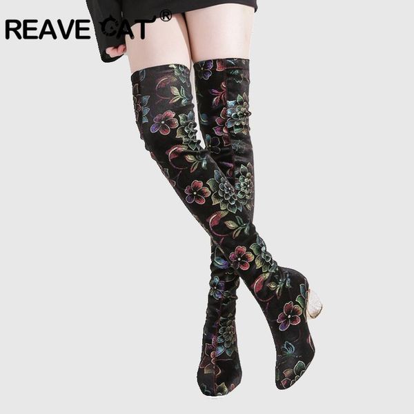 reave cat stretched long boots woman over the knee boots lady party thigh high crystal transparent clear high heels, Black
reave cat stretched long boots woman over the knee boots lady party thigh high crystal transparent clear high heels, Black