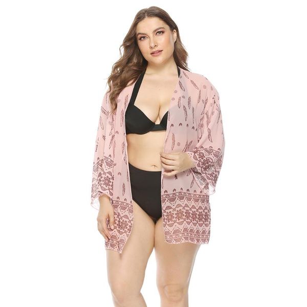 cover-ups women plus size swimsuit bikini blouse sun protection long sleeve bohemian print beach smock summer fashion wear d30
cover-ups women plus size swimsuit bikini blouse sun protection long sleeve bohemian print beach smock summer fashion wear d30